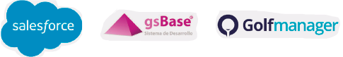 logotipo salesforce, gsBase, Golfmanager